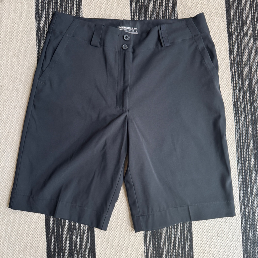 Nike Golf Short‎ Women's Black Performance Fit-Dry Short Size 10